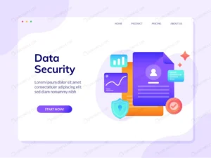 data security website landing page template crc441b6016 size1.12mb - title:Home - اورچین فایل - format: - sku: - keywords: p_id:18