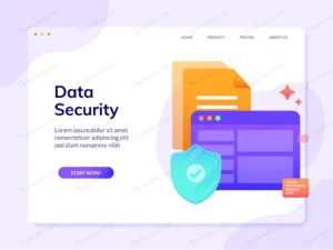 data security website landing page vector design crc755e49c7 size0.74mb - title:Home - اورچین فایل - format: - sku: - keywords: p_id:18