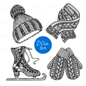 decorative skates mittens scarf doodle icons crcab659598 size6.42mb - title:Home - اورچین فایل - format: - sku: - keywords: p_id:18