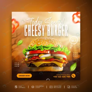 delicious burger fast food menu restaurant social crc59df57e4 size6.11mb - title:Home - اورچین فایل - format: - sku: - keywords: p_id:18