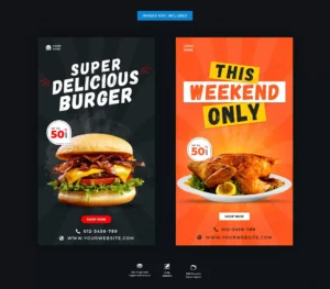 delicious food instagram stories banner template crc7b47a017 size5.59mb - title:Home - اورچین فایل - format: - sku: - keywords: p_id:18