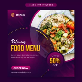 delicious food social media post web banner templ crcdfcd7fdd size2.93mb 1 - title:Home Main - اورچین فایل - format: - sku: - keywords: p_id:18