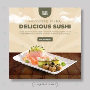 delicious sushi instagram post banner template.jp crc1f50ab52 size5.41mb - title:Home - اورچین فایل - format: - sku: - keywords: p_id:18