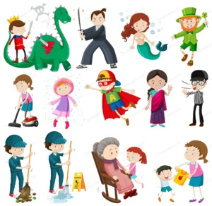 different characters doing activities illustratio crc2eaf655d size4.67mb - title:Home - اورچین فایل - format: - sku: - keywords: p_id:18