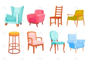 different colorful chairs armchairs illustration. crcb1243fbb size1.45mb 1 - title:Home - اورچین فایل - format: - sku: - keywords: p_id:18