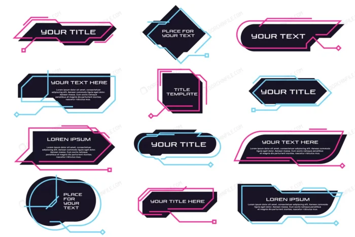 different futuristic titles banners flat set crc5f12a583 size2.53mb - title:مجموعه وکتور حباب گفتاری - اورچین فایل - format:EPS - وکتور - sku:crc5f12a583 - keywords:مجموعه وکتور حباب گفتاری, وکتور, حباب گفتاری, حباب گفتگو, فایل تکی p_id:95431