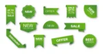 different sale green ribbons flat icon set price crc46bb37fa size10.31mb - title:Home Main - اورچین فایل - format: - sku: - keywords: p_id:18