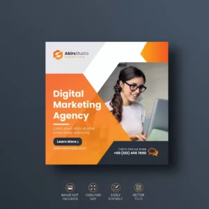 digital business marketing social media banner or square flyer template - title:Home - اورچین فایل - format: - sku: - keywords: p_id:18