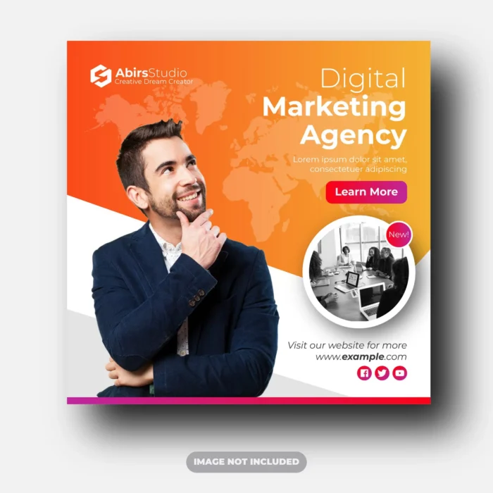 digital marketing agency social media post banner crc551313c1 size4.37mb - title:دانلود قالب پست اینستاگرام آگهی بازاریابی - اورچین فایل - format:EPS - وکتور - sku:crc551313c1 - keywords: p_id:33146