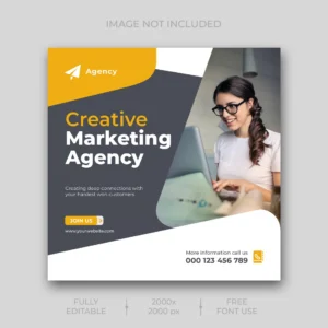 digital marketing social media banner template - title:Home - اورچین فایل - format: - sku: - keywords: p_id:18