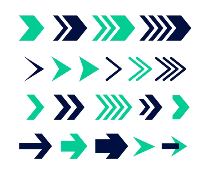 directional arrow sign icons set design crc70e02477 size693.16kb - title:دیزاین کالکشن فلش های جهت دار - اورچین فایل - format:EPS - وکتور - sku:crc70e02477 - keywords: p_id:37405