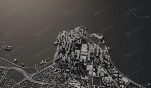 doha qatar city map aerial view minimal design 3d rnd106 frp32041193 - title:Home - اورچین فایل - format: - sku: - keywords: p_id:18