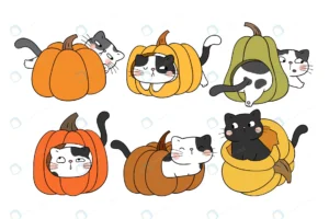 draw collection cute cats with pumpkin fall autumn rnd534 frp30972277 - title:Home - اورچین فایل - format: - sku: - keywords: p_id:18