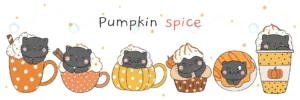 draw cute cat with pumpkin spice doodle cartoon st rnd334 frp16558059 - title:Home - اورچین فایل - format: - sku: - keywords: p_id:18