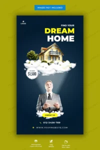 dream house sale instagram story template crca4de4bfb size6.71mb - title:Home - اورچین فایل - format: - sku: - keywords: p_id:18