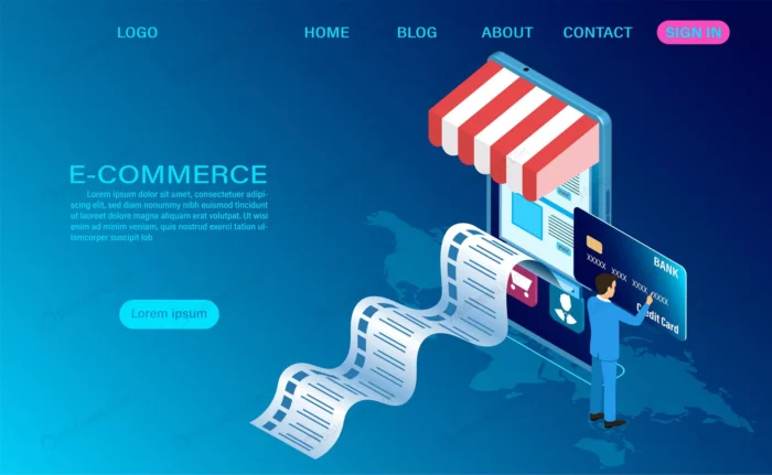 e commerce shopping online with mobile 3d isometr crc606166fc size5.41mb - title:صفحه فرود فروشگاه اینترنتی - اورچین فایل - format:EPS - وکتور - sku:crc606166fc - keywords:صفحه فرود فروشگاه اینترنتی p_id:102967