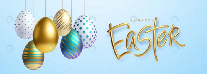 easter greeting background with realistic golden crcc06e3667 size3.98mb - title:طرح تخم مرغ رنگی لاکچری با فرمت وکتور - اورچین فایل - format:EPS - وکتور - sku:crcc06e3667 - keywords: p_id:37671