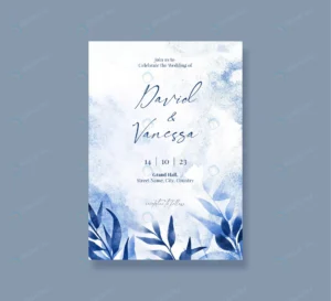 editable abstract blue wedding invite card templat rnd801 frp23963421 - title:Home - اورچین فایل - format: - sku: - keywords: p_id:18