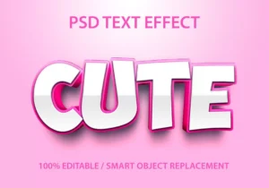 editable text effect cute - title:Home - اورچین فایل - format: - sku: - keywords: p_id:18