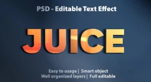 editable text effect juice 1 - title:Home - اورچین فایل - format: - sku: - keywords: p_id:18