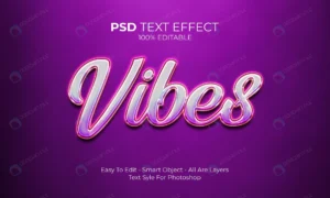 editable vibes text effect modern 3d creative mini rnd165 frp24648005 - title:Home - اورچین فایل - format: - sku: - keywords: p_id:18