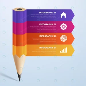 education pencil infographics step option crc825512a3 size1.82mb - title:Home - اورچین فایل - format: - sku: - keywords: p_id:18