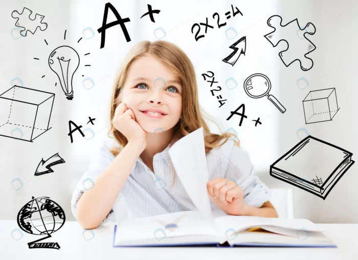 education school concept little student girl stud crc9ca93bf4 size6.45mb 5128x3729 1 - title:استوک دختر در حال درس خواندن - اورچین فایل - format:JPG - استوک - sku:crc9ca93bf4 - keywords: p_id:49019
