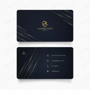 elegant business card template with golden shapes crc2b9ca729 size10.37mb - title:Home - اورچین فایل - format: - sku: - keywords: p_id:18