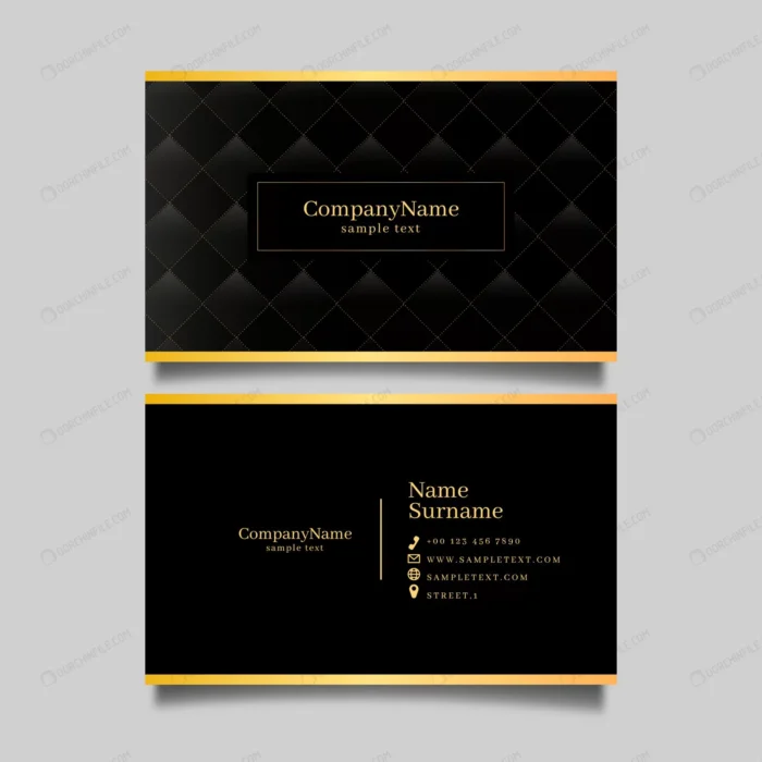 elegant business card template crc6f41a55d size5.51mb - title:قالب کارت ویزیت تجاری لاکچری - اورچین فایل - format:EPS - وکتور - sku:crc6f41a55d - keywords:قالب کارت ویزیت تجاری لاکچری p_id:93827