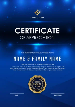 elegant certificate template with blue details crc9b91e35c size5.37mb - title:Home - اورچین فایل - format: - sku: - keywords: p_id:18