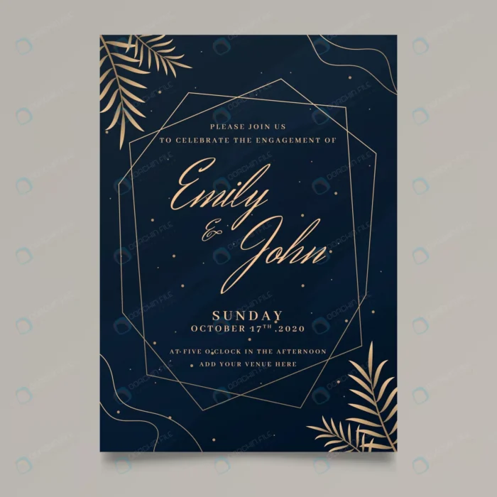elegant engagement invitation template crcd112c750 size2.36mb - title:وکتور کارت دعوت عروسی - اورچین فایل - format:EPS - وکتور - sku:crcd112c750 - keywords: p_id:89627