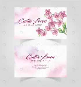 elegant floral watercolor business name card temp crcc5a219ca size23.60mb - title:Home - اورچین فایل - format: - sku: - keywords: p_id:18