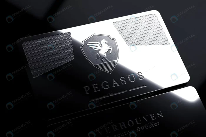 elegant metal business card logo mockup crc058d9542 size138.26mb - title:موکاپ کارت ویزیت کسب و کار - اورچین فایل - format:PSD - فتوشاپ - sku:crc058d9542 - keywords: p_id:60371