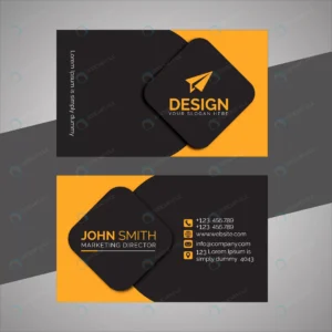 elegant minimal black yellow business card templat rnd288 frp25362451 - title:Home - اورچین فایل - format: - sku: - keywords: p_id:18