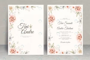 elegant wedding invitation card theme with floral crc19e9b955 size46.37mb - title:Home - اورچین فایل - format: - sku: - keywords: p_id:18