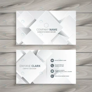 elegant white business card with 3d shapes crc1920c146 size5.43mb - title:Home - اورچین فایل - format: - sku: - keywords: p_id:18