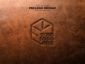 embossed leather logo mockup crcfb873ea2 size66.99mb - title:Home - اورچین فایل - format: - sku: - keywords: p_id:18