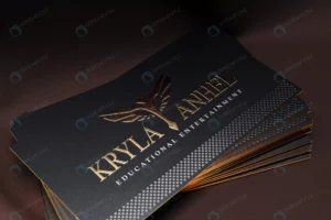 embossed logo branding mockup pile business card rnd373 frp26902722 - title:Home - اورچین فایل - format: - sku: - keywords: p_id:18