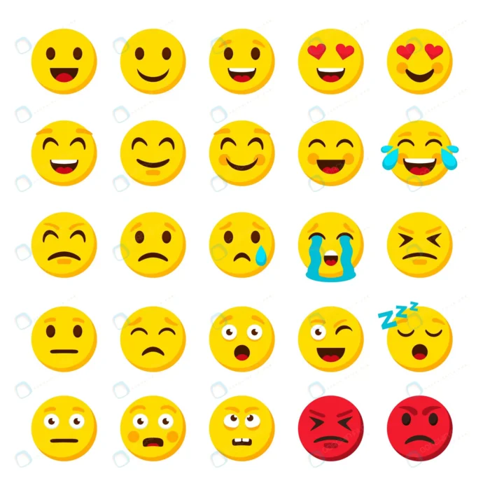 emoji set emoticon cartoon emojis symbols digital crcb614f459 size1.37mb - title:دانلود ست ایموجی و شکلک با فرمت وکتور - اورچین فایل - format:EPS - وکتور - sku:crcb614f459 - keywords: p_id:37795
