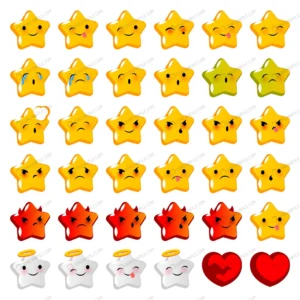 emotional smile faces big set yellow star crce3440668 size4.56mb - title:Home - اورچین فایل - format: - sku: - keywords: p_id:18