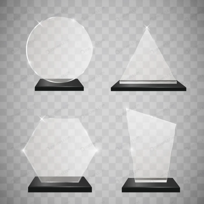 empty glass trophy awards set crcb3edbe1c size2.91mb - title:وکتور تندیس شیشه ای - اورچین فایل - format:EPS - وکتور - sku:crcb3edbe1c - keywords: p_id:106169