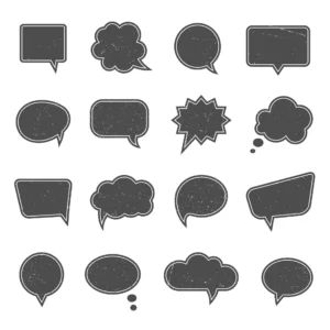 empty speech bubbles modern vintage style dialogu crce873dfd4 size2.53mb - title:Home - اورچین فایل - format: - sku: - keywords: p_id:18