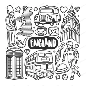 england icons hand drawn doodle coloring crcb3e51a93 size4.27mb - title:Home - اورچین فایل - format: - sku: - keywords: p_id:18