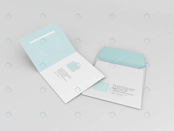 envelope mockup with square paper crc4364e726 size53.09mb - title:موکاپ کارت تبریک مربعی - اورچین فایل - format:PSD - فتوشاپ - sku:crc4364e726 - keywords: p_id:78027