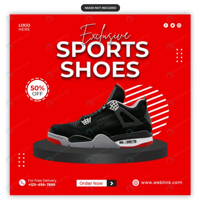 exclusive collection sports shoes social media pr crc6c3e3dfa size12.52mb - title:تمپلیت لایه باز پست اینستاگرام مناسب تبلیغ محصول - اورچین فایل - format:PSD - فتوشاپ - sku:crc6c3e3dfa - keywords: p_id:61506
