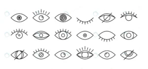 eye vector icon eyeball set vision outline symbol rnd477 frp27106882 - title:Home - اورچین فایل - format: - sku: - keywords: p_id:18