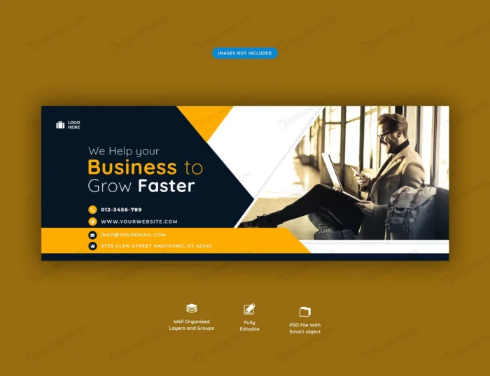 facebook cover banner template corporate business crc229e56f0 size2.79mb - title:بنر آژانس بازاریابی دیجیتال مارکتینگ - اورچین فایل - format:PSD - فتوشاپ - sku:crc229e56f0 - keywords: p_id:105901