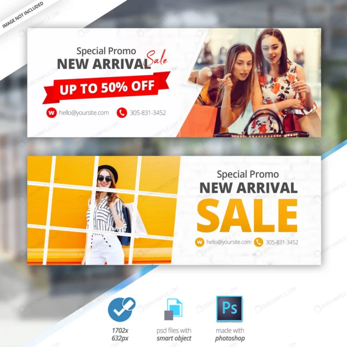 facebook sale timeline cover banner crcfe489686 size3.48mb - title:قالب بنر با موضوع فروش محصولات جدید - اورچین فایل - format:PSD - فتوشاپ - sku:crcfe489686 - keywords: p_id:100873