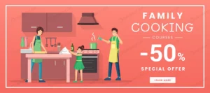 family cooking courses web banner template crcfbfdd7be size2.06mb - title:Home - اورچین فایل - format: - sku: - keywords: p_id:18