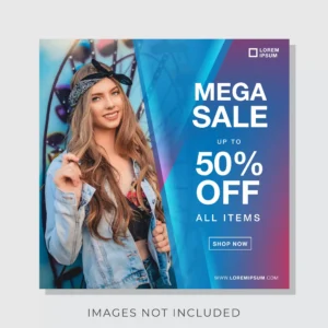 fashion banner instagram social media post template 2 - title:Home - اورچین فایل - format: - sku: - keywords: p_id:18